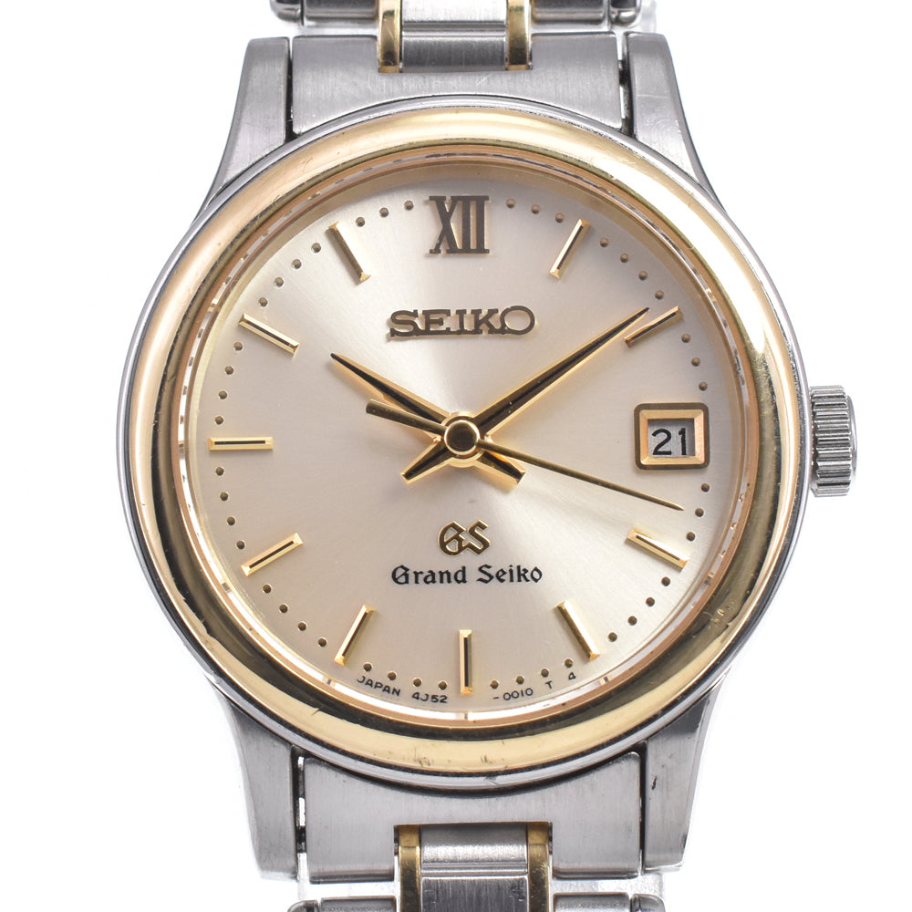 with paper SEIKO Grand Seiko 4J52-0010 Date Silver Dial Quartz Ladies
 Watch D#149595