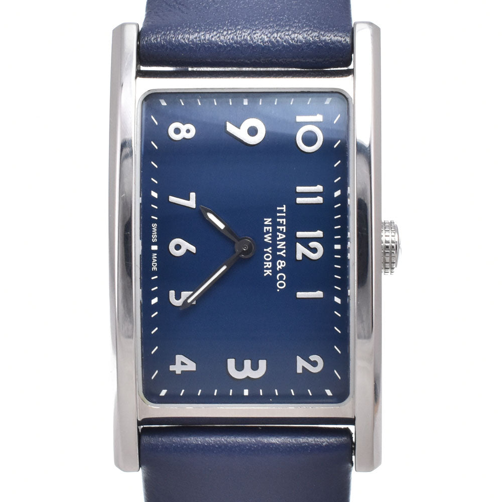with paper TIFFANY&Co. East West Mini 36668644 blue Dial Quartz Ladies
 Watch C#149596