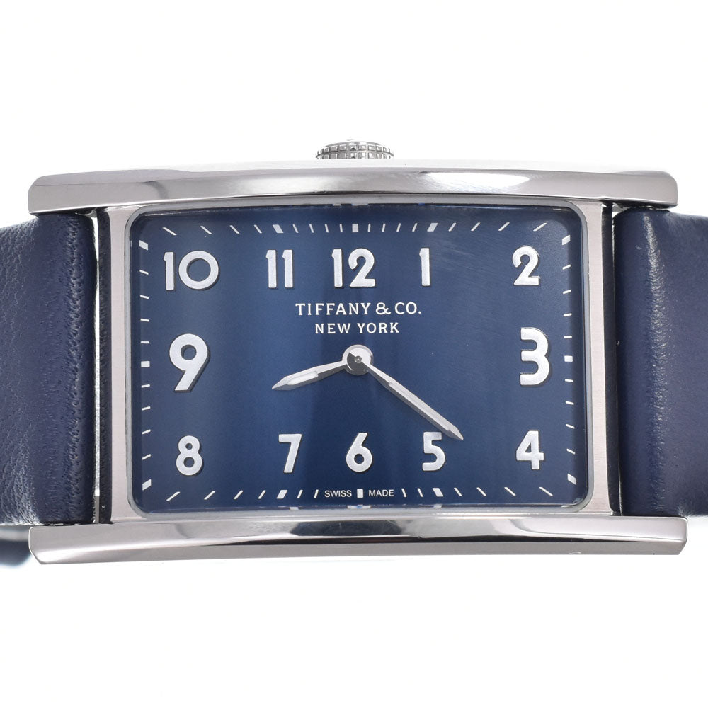 with paper TIFFANY&Co. East West Mini 36668644 blue Dial Quartz Ladies
 Watch C#149596