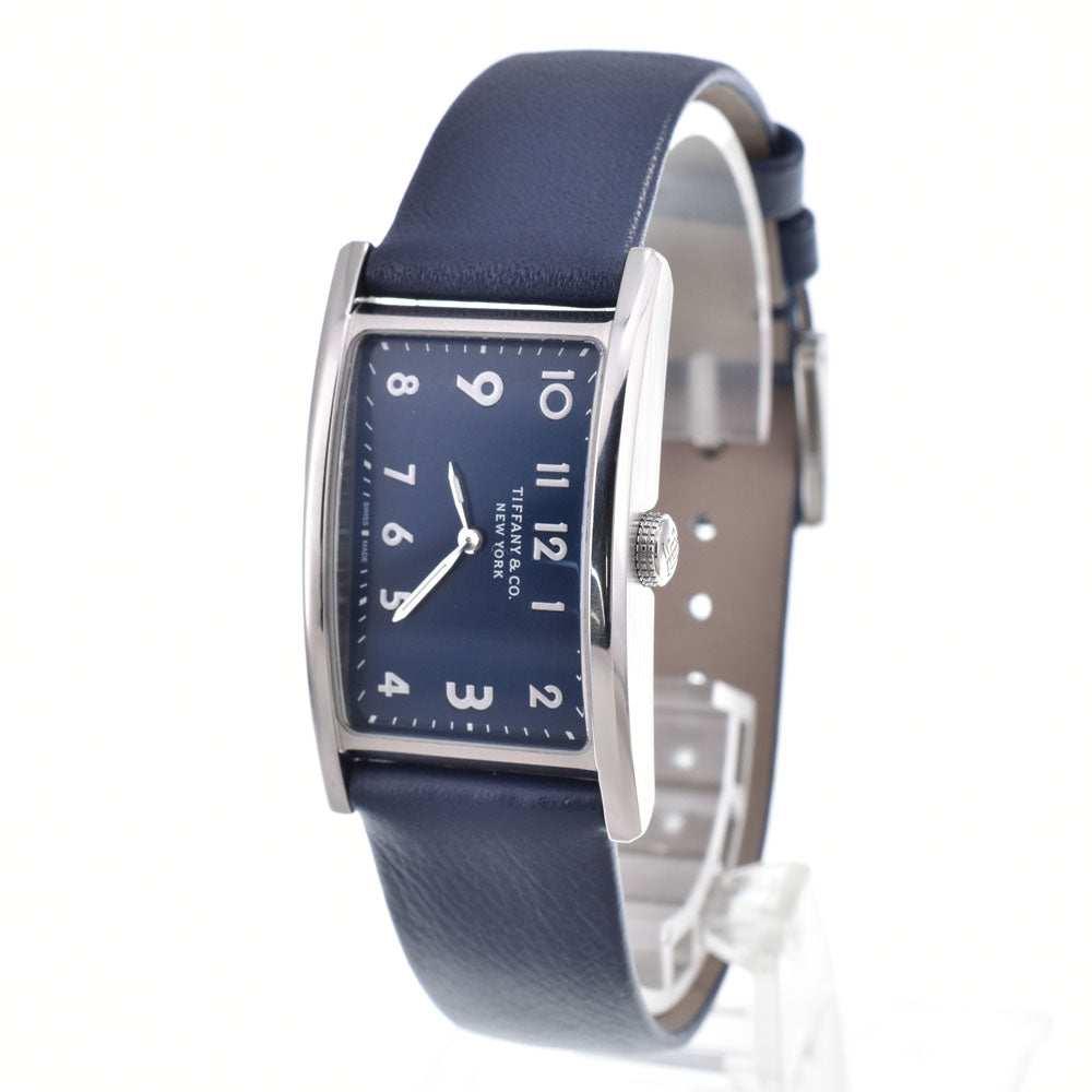 with paper TIFFANY&Co. East West Mini 36668644 blue Dial Quartz Ladies
 Watch C#149596
