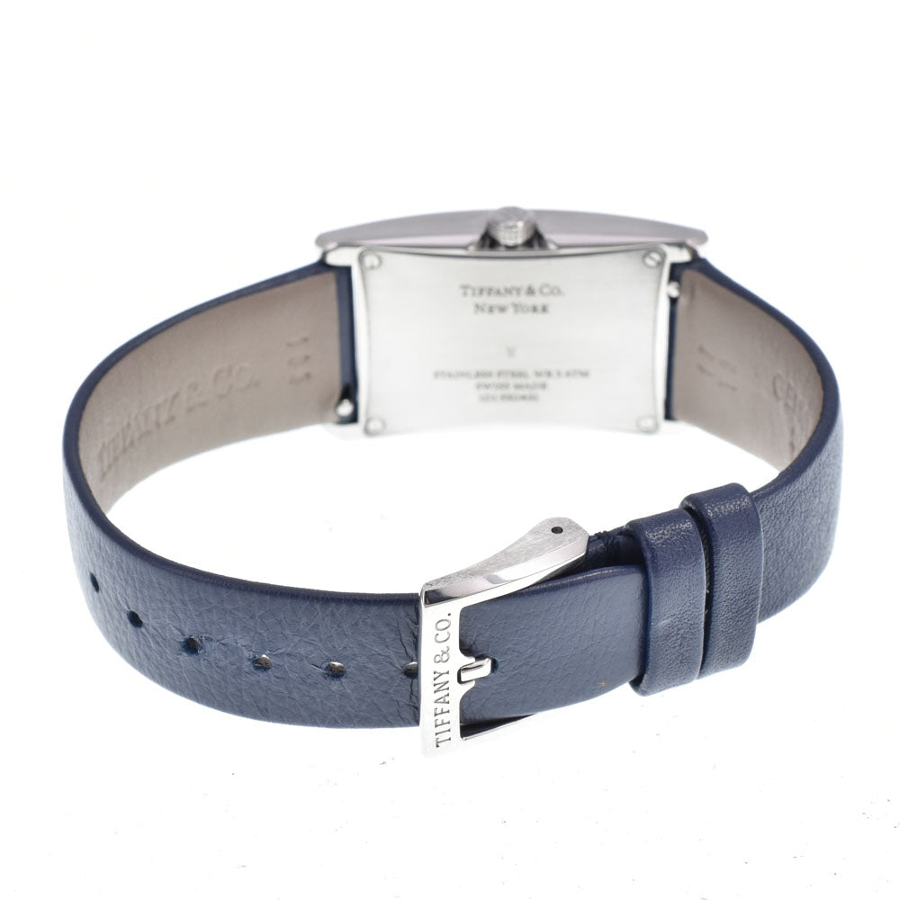 with paper TIFFANY&Co. East West Mini 36668644 blue Dial Quartz Ladies
 Watch C#149596