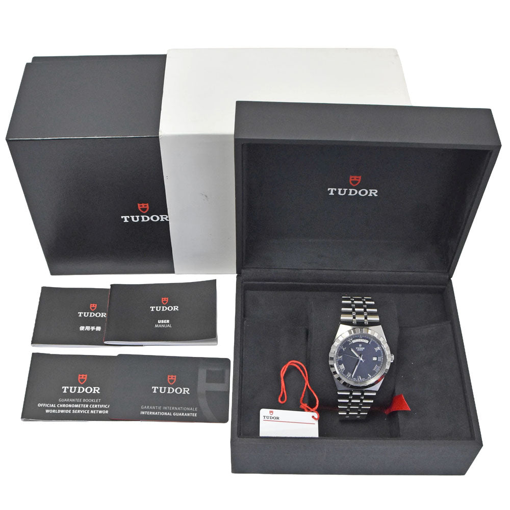 with paper TUDOR Royal 28600 Day date black Dial Automatic Men's
 Watch C#149601