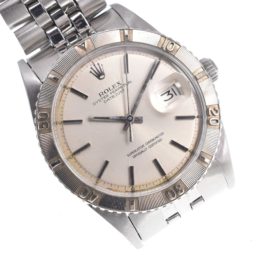 ROLEX DATEJUST THUNDERBIRD 1625 vintage Cal.1570 Silver Dial Automatic Men's
 Watch L#149603