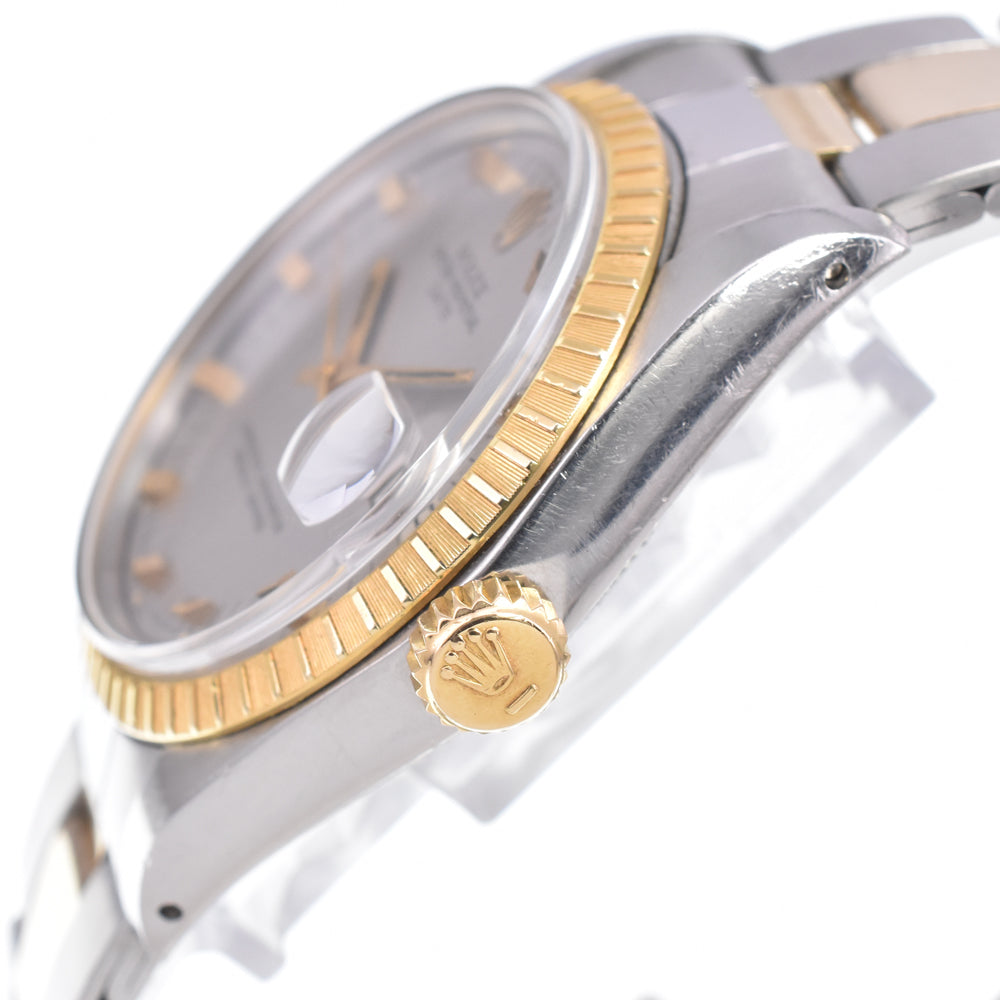ROLEX Oyster Perpetual Date 1505 vintage Cal.1570 gray Dial Automatic Men's
 Watch D#149604