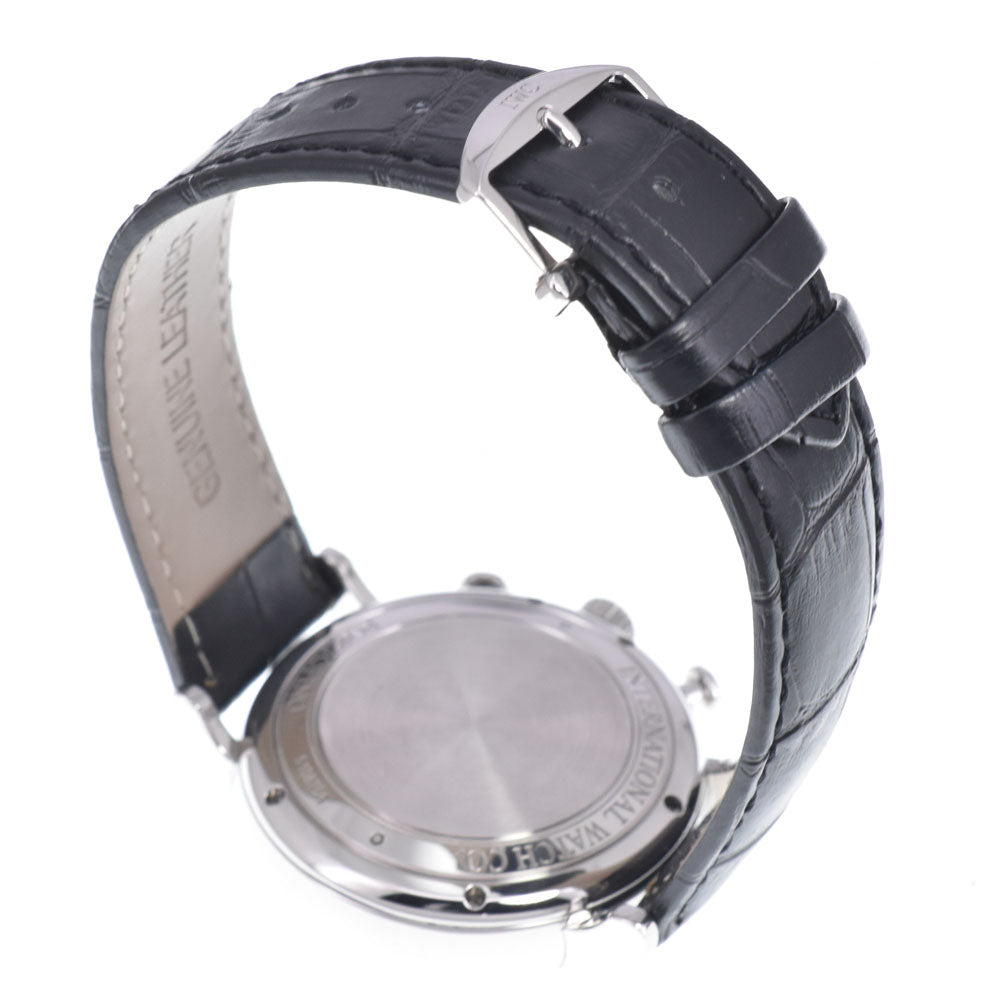 with paper IWC SCHAFFHAUSEN Portofino IW391007 Chronograph day date Silver Dial Automatic Men's
 Watch C#149605