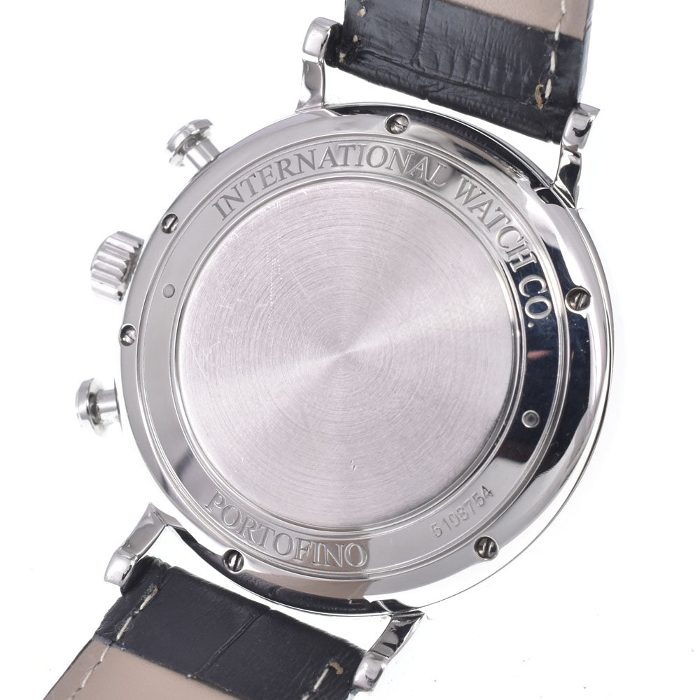 with paper IWC SCHAFFHAUSEN Portofino IW391007 Chronograph day date Silver Dial Automatic Men's
 Watch C#149605