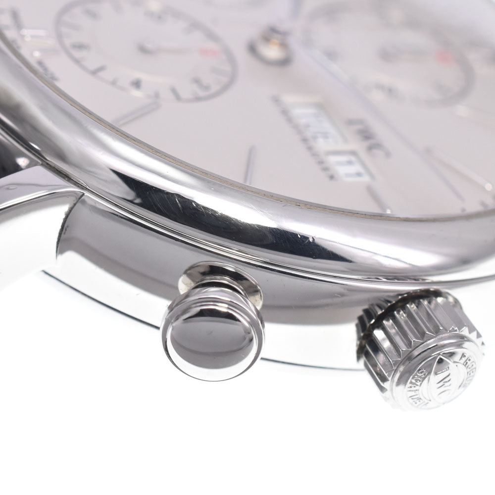 with paper IWC SCHAFFHAUSEN Portofino IW391007 Chronograph day date Silver Dial Automatic Men's
 Watch C#149605