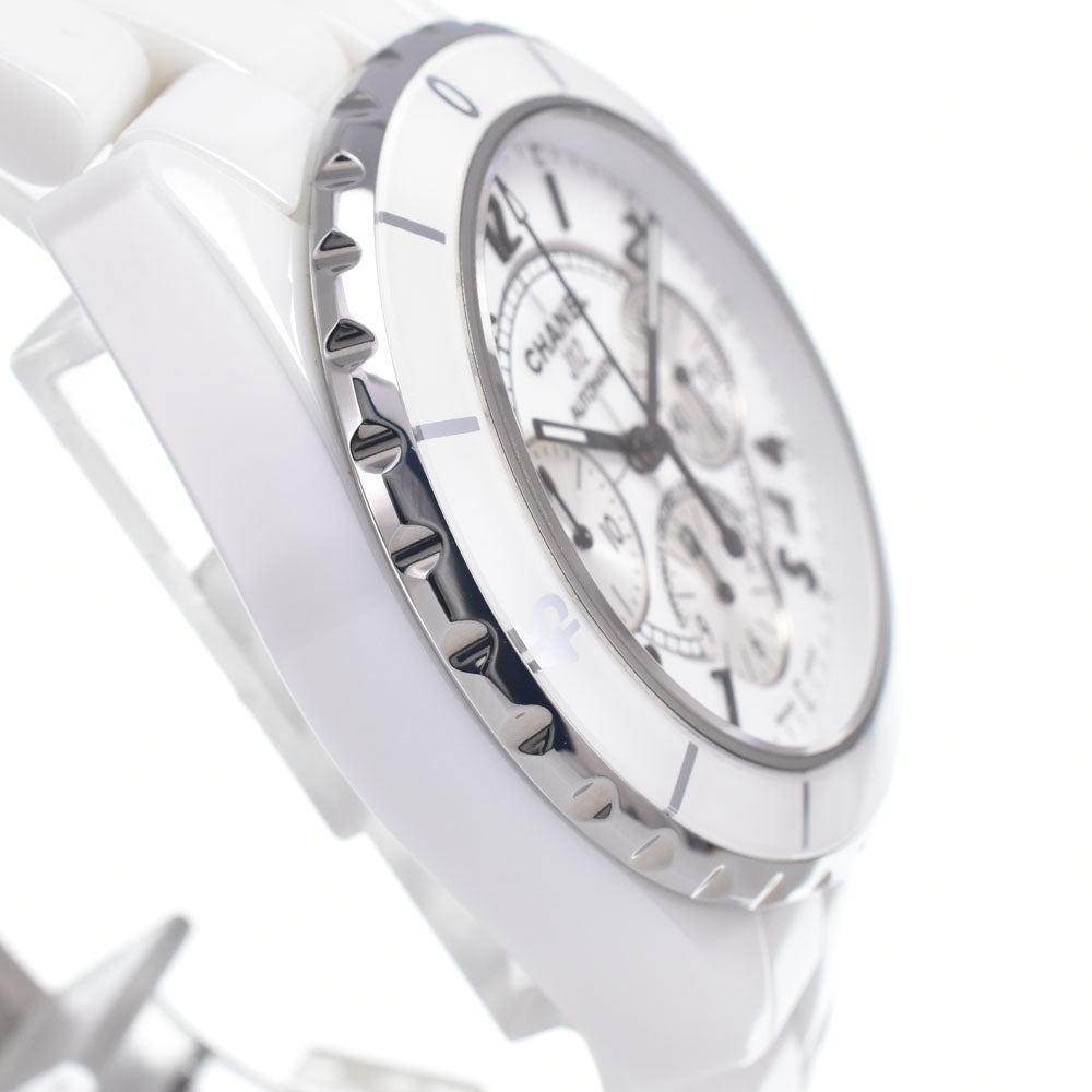 CHANEL J12 H1007 Chronograph ceramic white Dial Automatic Men's
 Watch B#149607