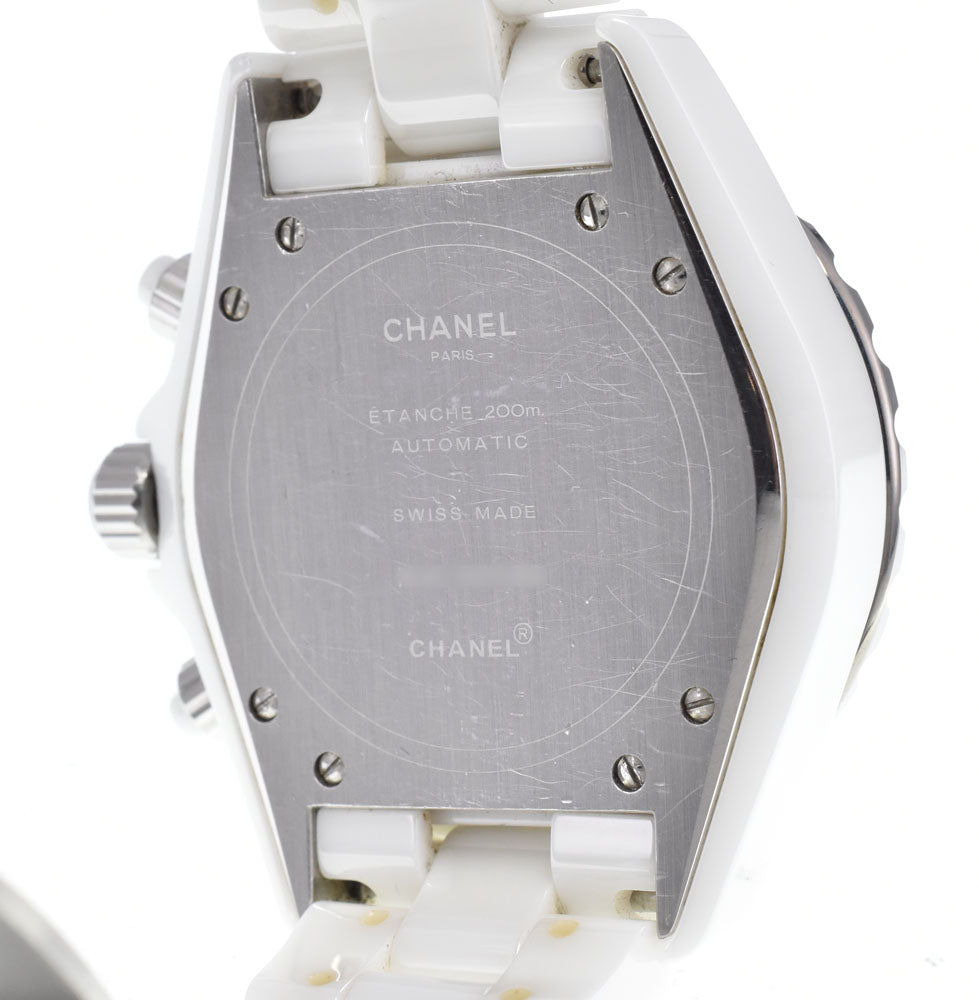 CHANEL J12 H1007 Chronograph ceramic white Dial Automatic Men's
 Watch B#149607