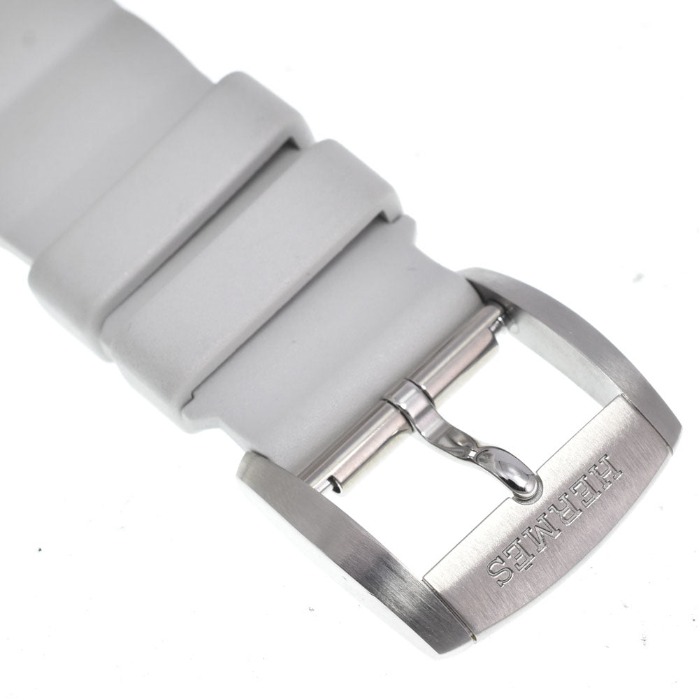 HERMES SD1.520 Hermes Cut Stainless Steel/18K Pink Gold Silver Dial Automatic Men's
 Watch B#149612