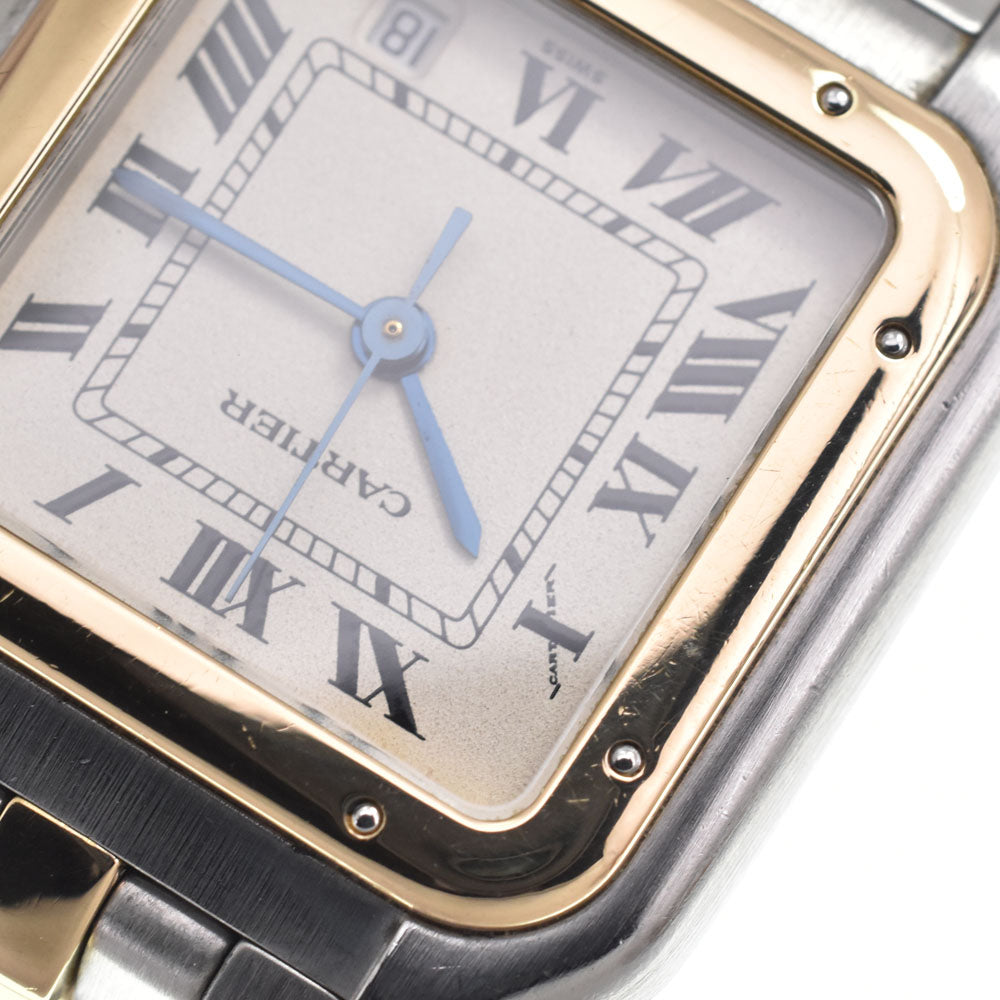 CARTIER PANTHERE MM 1 row W25028B5 Date Ivory Dial Quartz Unisex
 Watch D#149614