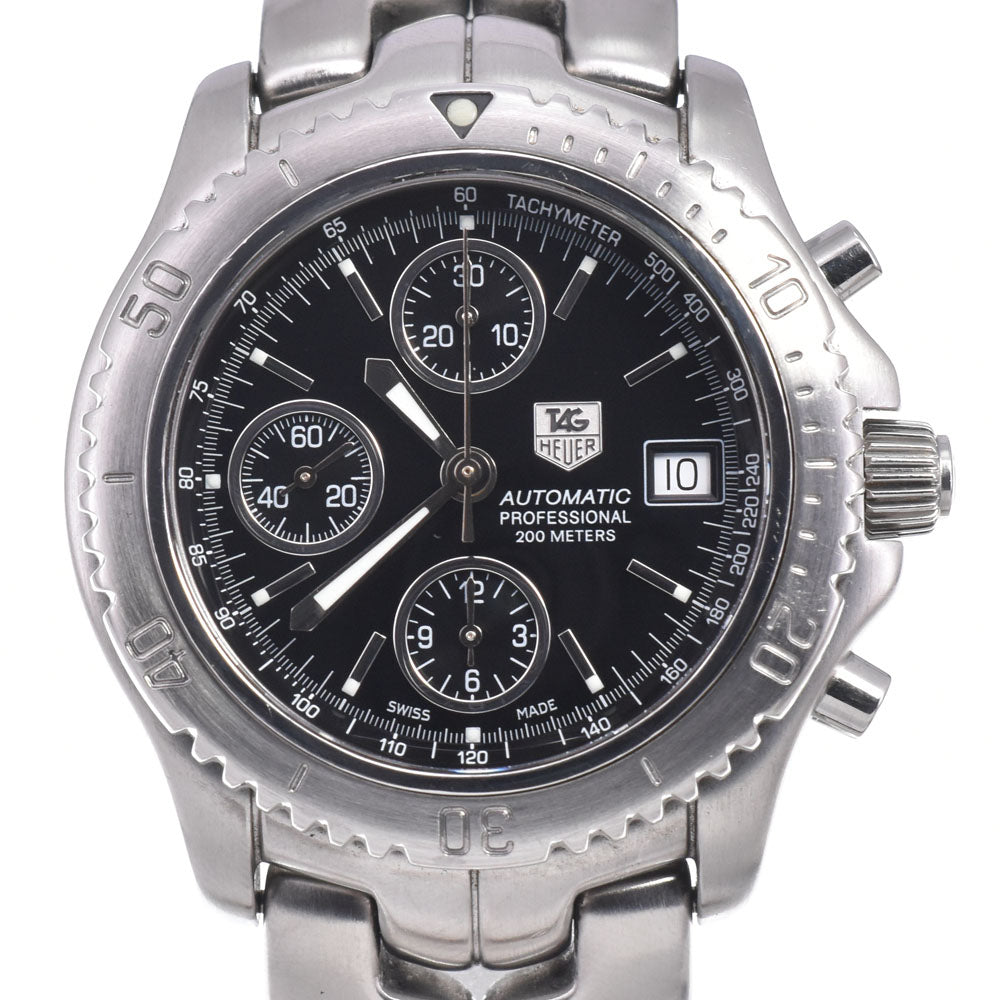 TAG HEUER Link CT2111.BA0550 Chronograph Date black Dial Automatic Men's
 Watch D#149616