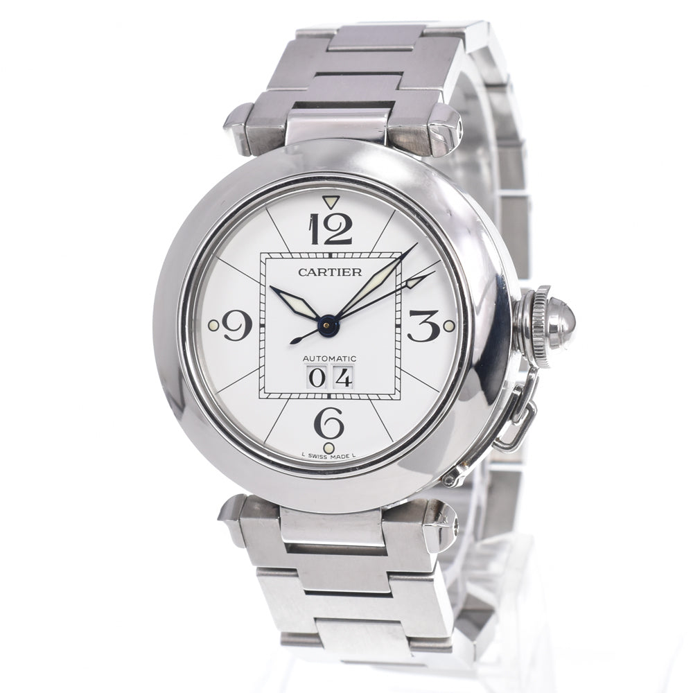 CARTIER Pasha C Big Date W31055M7 white Dial Automatic Unisex
 Watch D#149630
