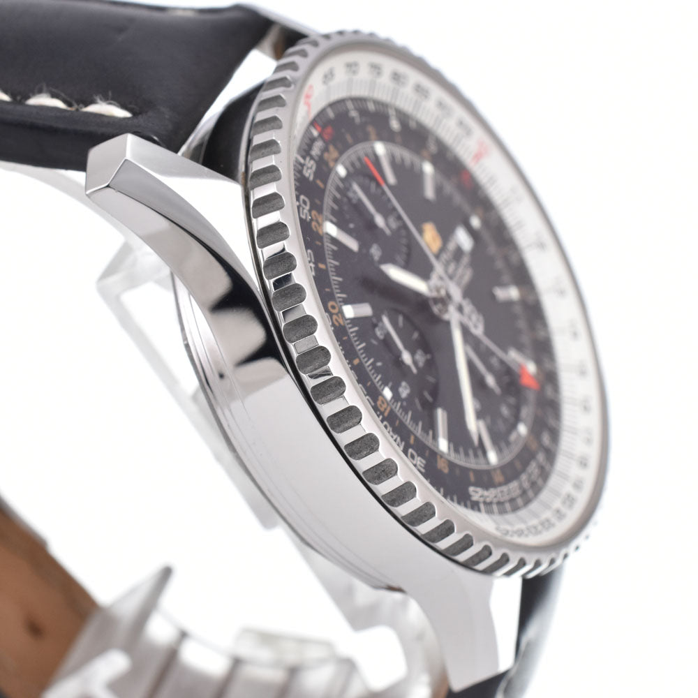 BREITLING Navi timer A24322 Chronograph Date GMT Black / Silver Dial Automatic Men's
 Watch E#149632
