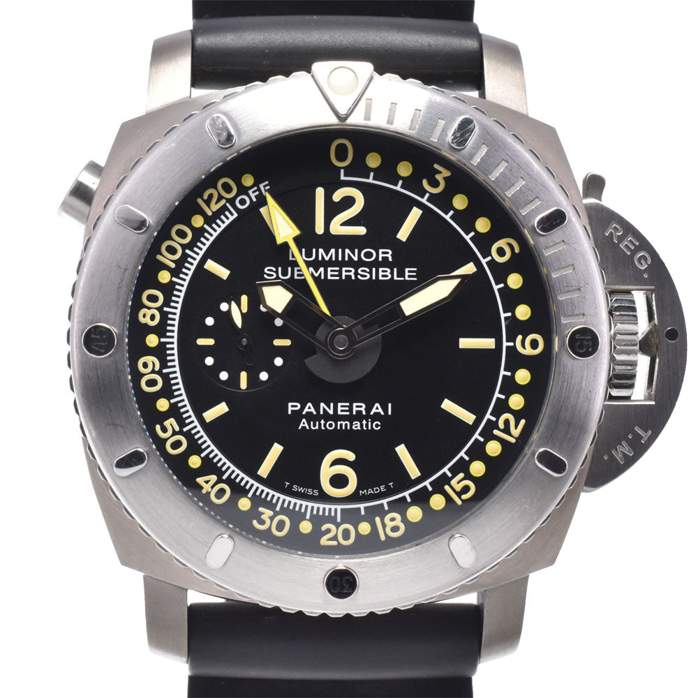 with paper PANERAI Luminor Submersible PAM00193 black Dial Automatic Men's
 Watch C#149633