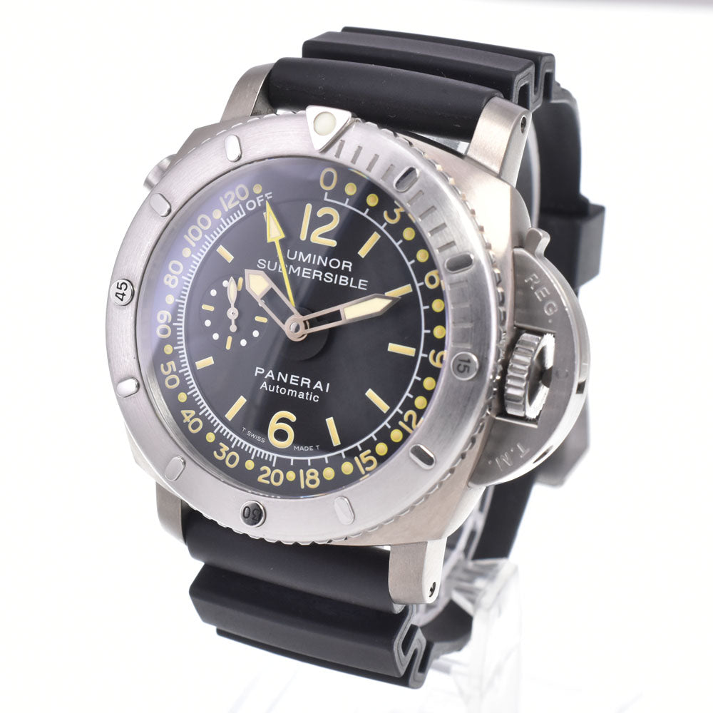 with paper PANERAI Luminor Submersible PAM00193 black Dial Automatic Men's
 Watch C#149633