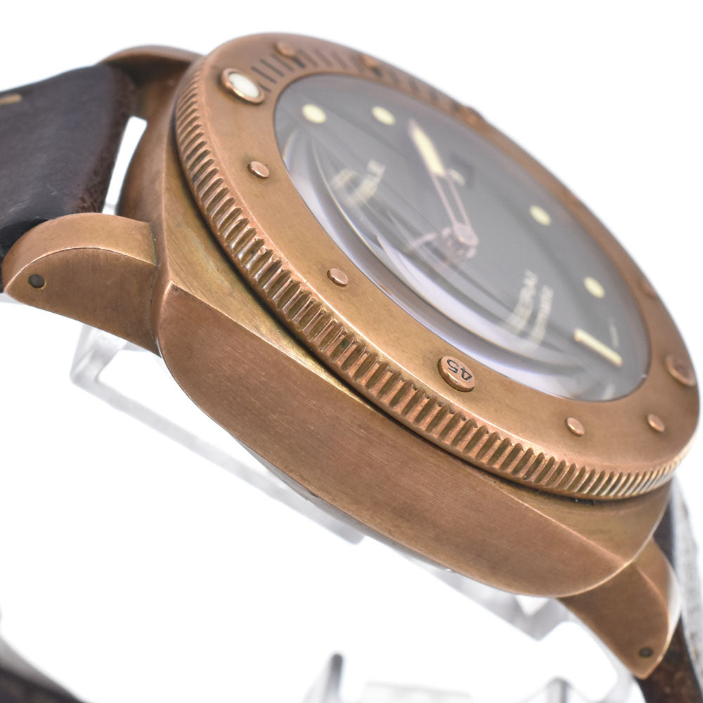 with paper PANERAI Luminor Submersible PAM00382 1950 3 Days 2 Barrel green Dial Automatic Men's
 Watch C#149634