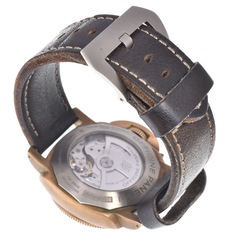with paper PANERAI Luminor Submersible PAM00382 1950 3 Days 2 Barrel green Dial Automatic Men's
 Watch C#149634