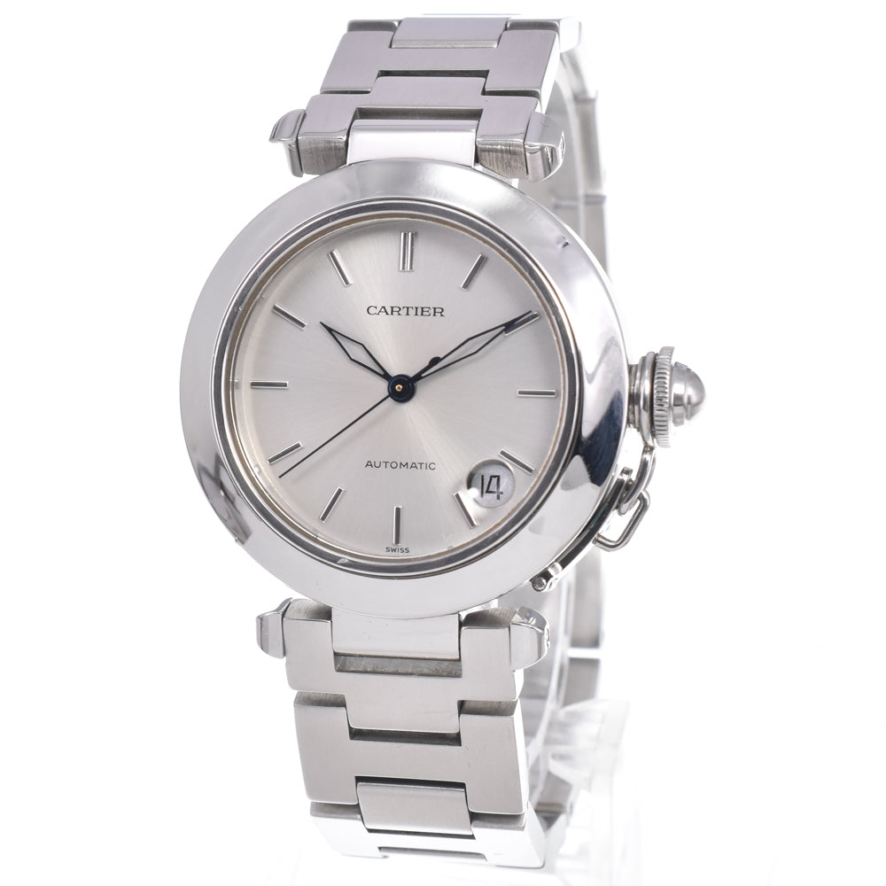 CARTIER Pasha C Date W31010M7 Silver Dial Automatic Unisex
 Watch D#149635