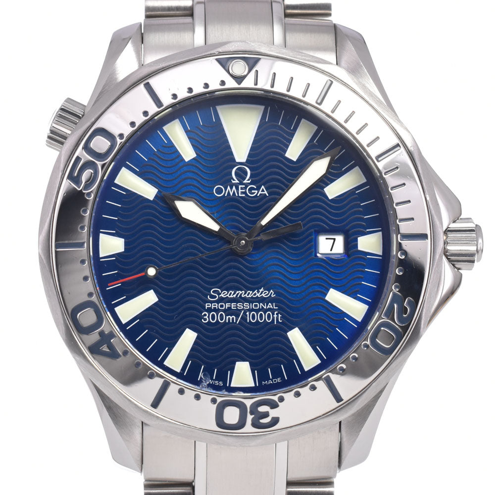 with paper OMEGA Seamaster Professional 300M 2265.80 Date blue Dial Quartz Men's
 Watch B#149638