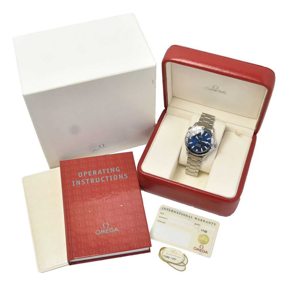 with paper OMEGA Seamaster Professional 300M 2265.80 Date blue Dial Quartz Men's
 Watch B#149638