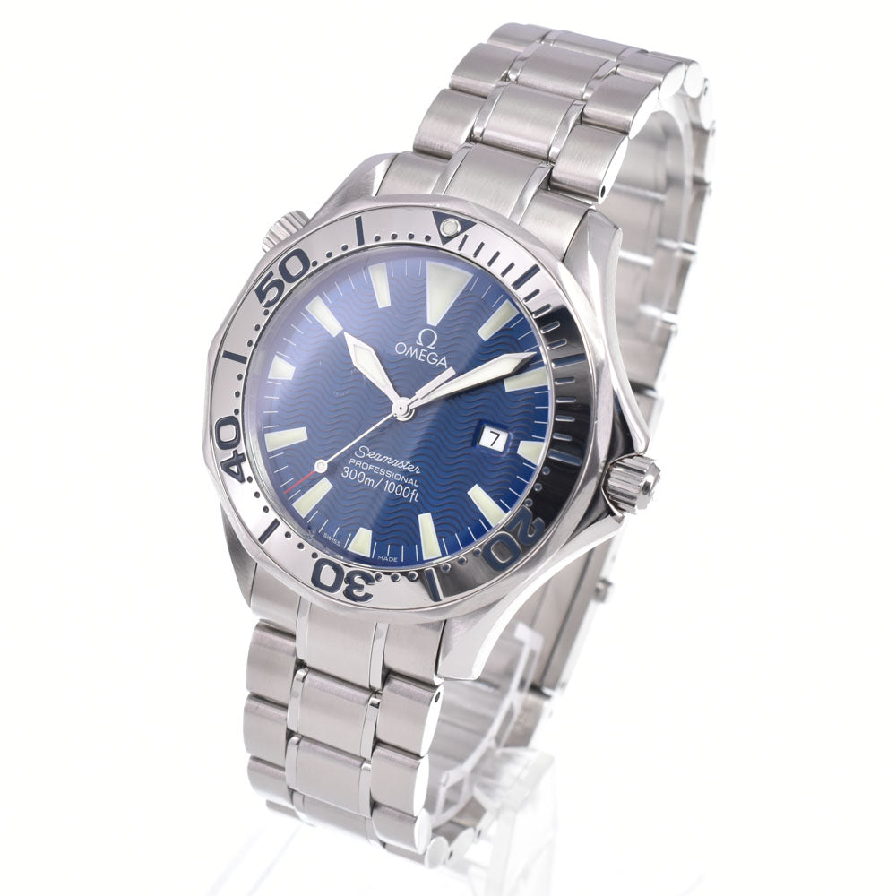 with paper OMEGA Seamaster Professional 300M 2265.80 Date blue Dial Quartz Men's
 Watch B#149638