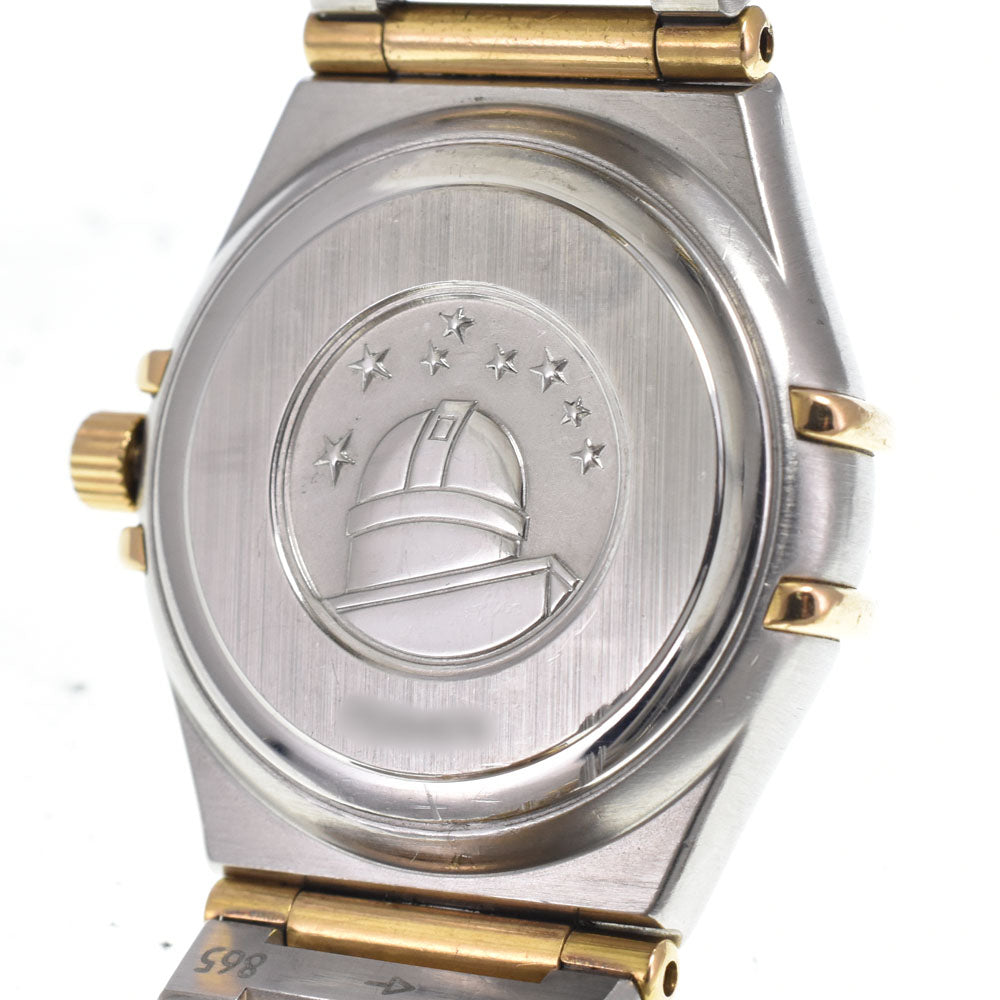 OMEGA Constellation Mini 1262.15 12P diamond Stainless Steel/K18YG gold Dial Quartz Ladies
 Watch C#149639