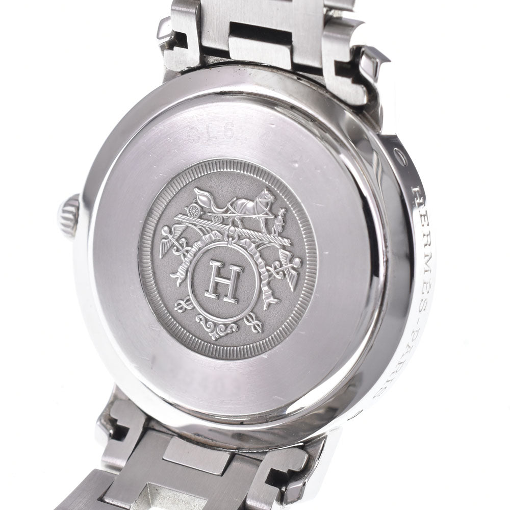 HERMES Clipper CL6.410 Date White shell Dial Quartz Men's
 Watch C#149642
