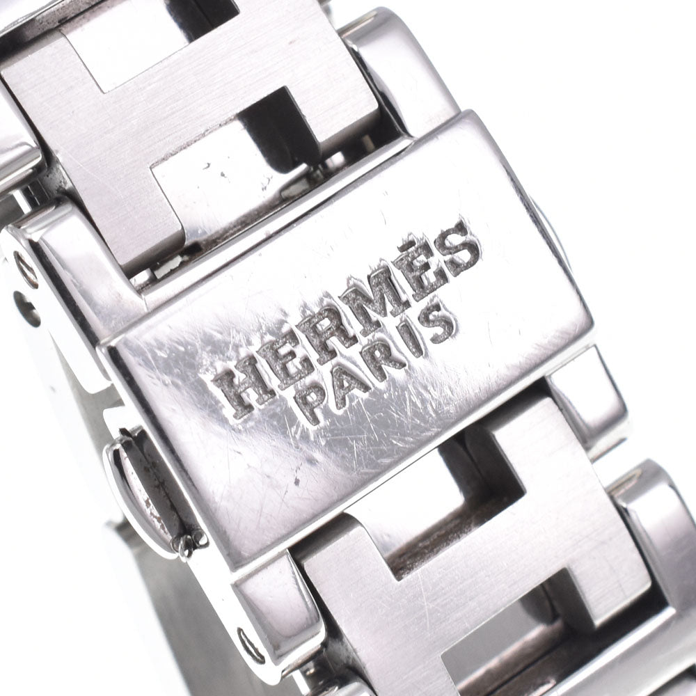 HERMES Clipper CL6.410 Date White shell Dial Quartz Men's
 Watch C#149642