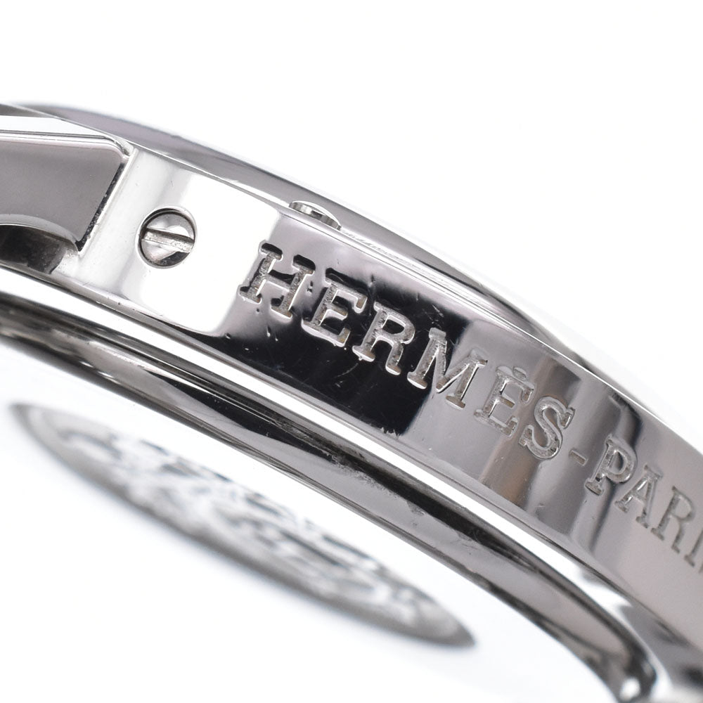 HERMES Clipper CL6.410 Date White shell Dial Quartz Men's
 Watch C#149642