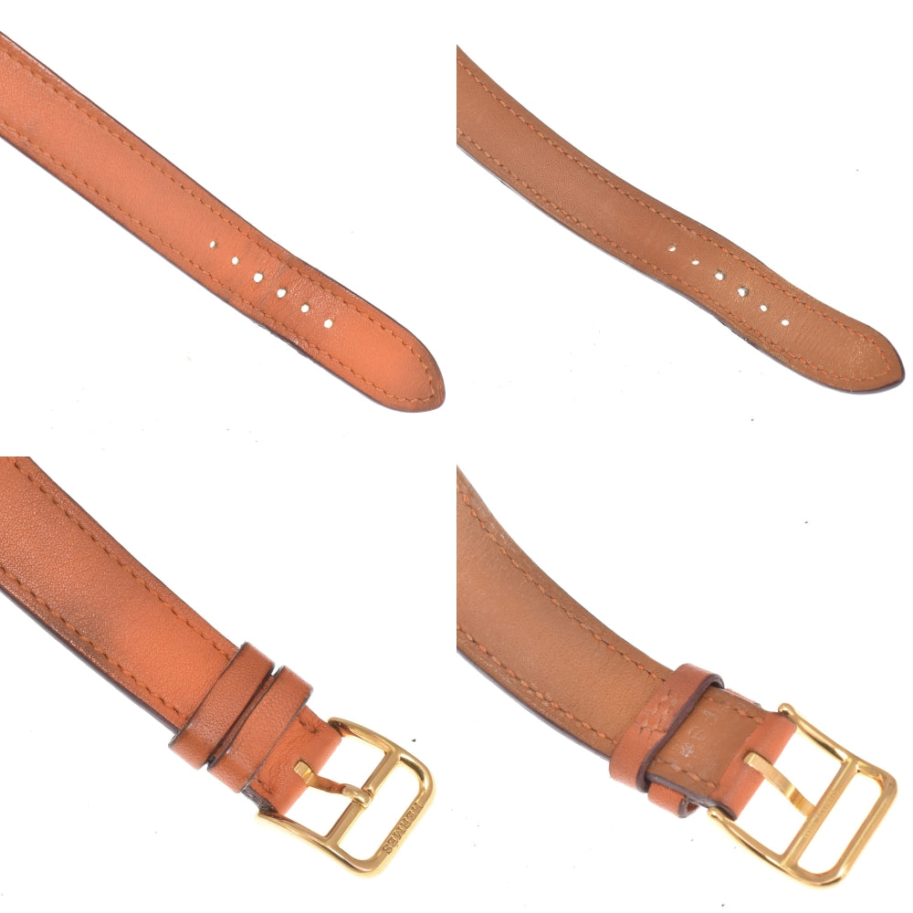 HERMES H watch HH1.201 Dubrutur white Dial Quartz Ladies
 Watch D#149645