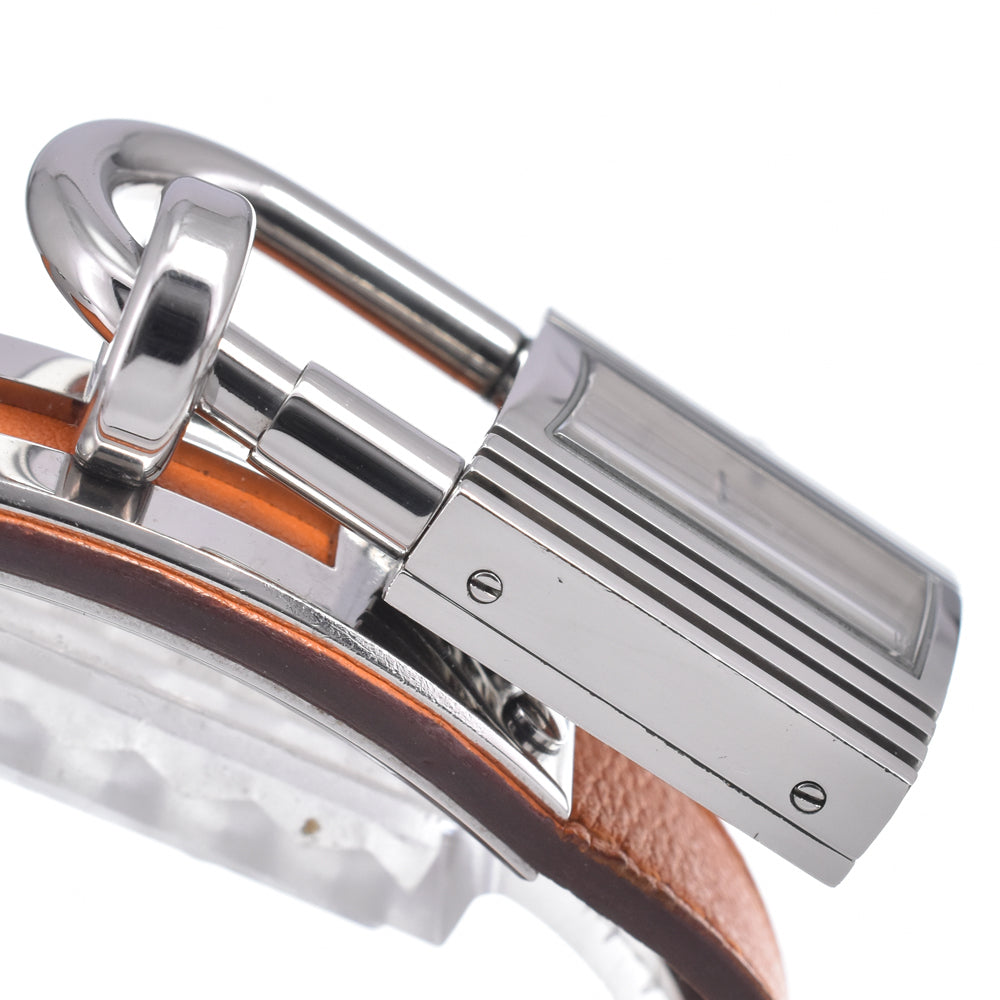 with paper HERMES Kelly watch KE1.210 Dubrutur Silver Dial Quartz Ladies
 Watch D#149646