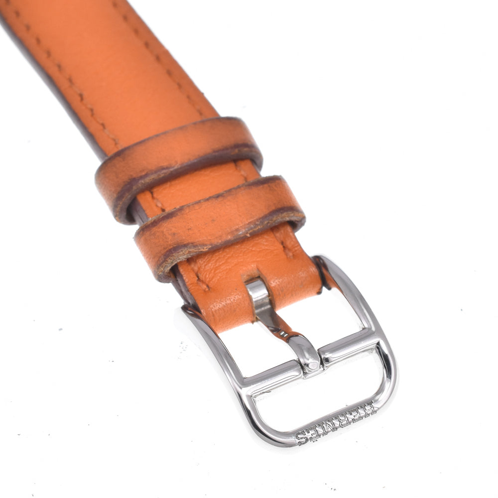 with paper HERMES Kelly watch KE1.210 Dubrutur Silver Dial Quartz Ladies
 Watch D#149646