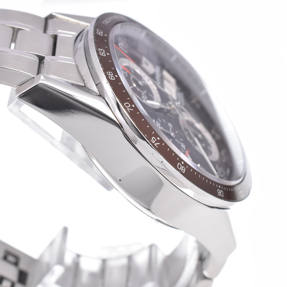 with paper TAG HEUER Carrera CV2A12.BA0796 Chronograph Brown Dial Automatic Men's
 Watch C#149648