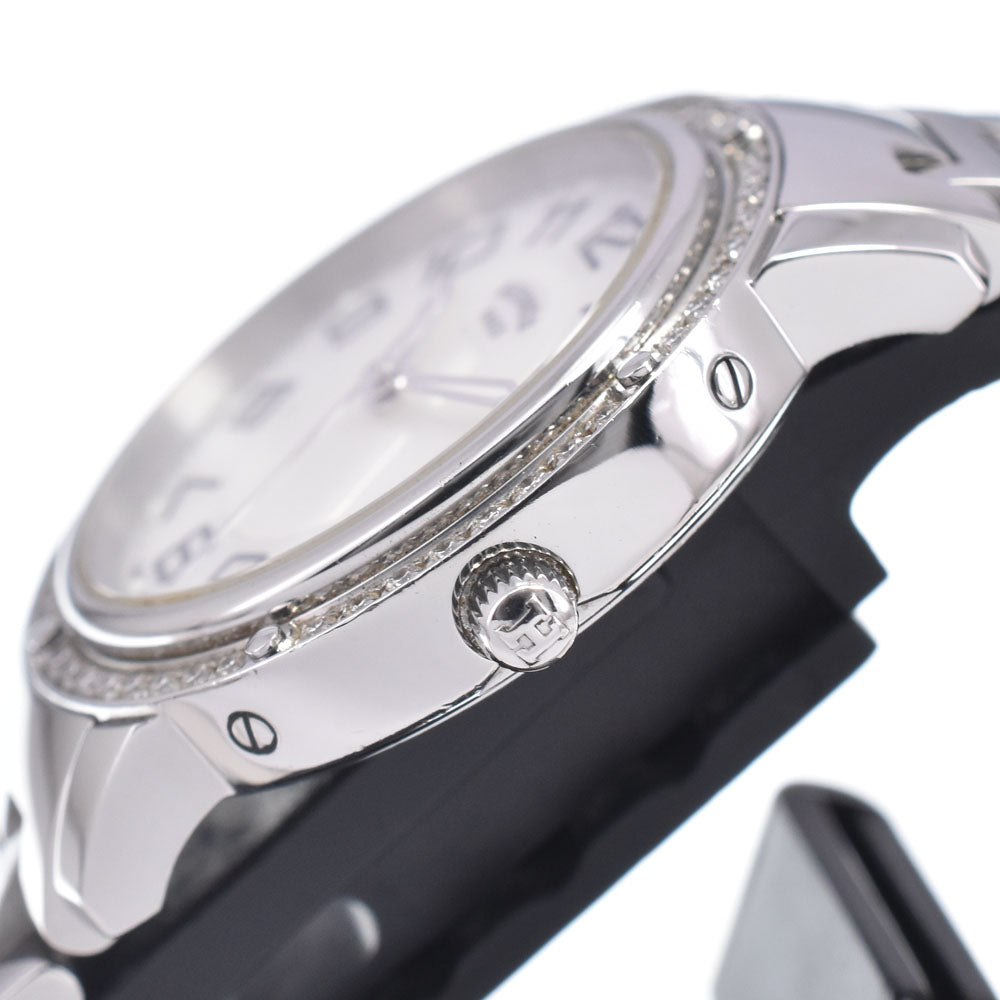 HERMES Clipper CP1.330 diamond Silver / white shell Dial Quartz Ladies
 Watch D#149655