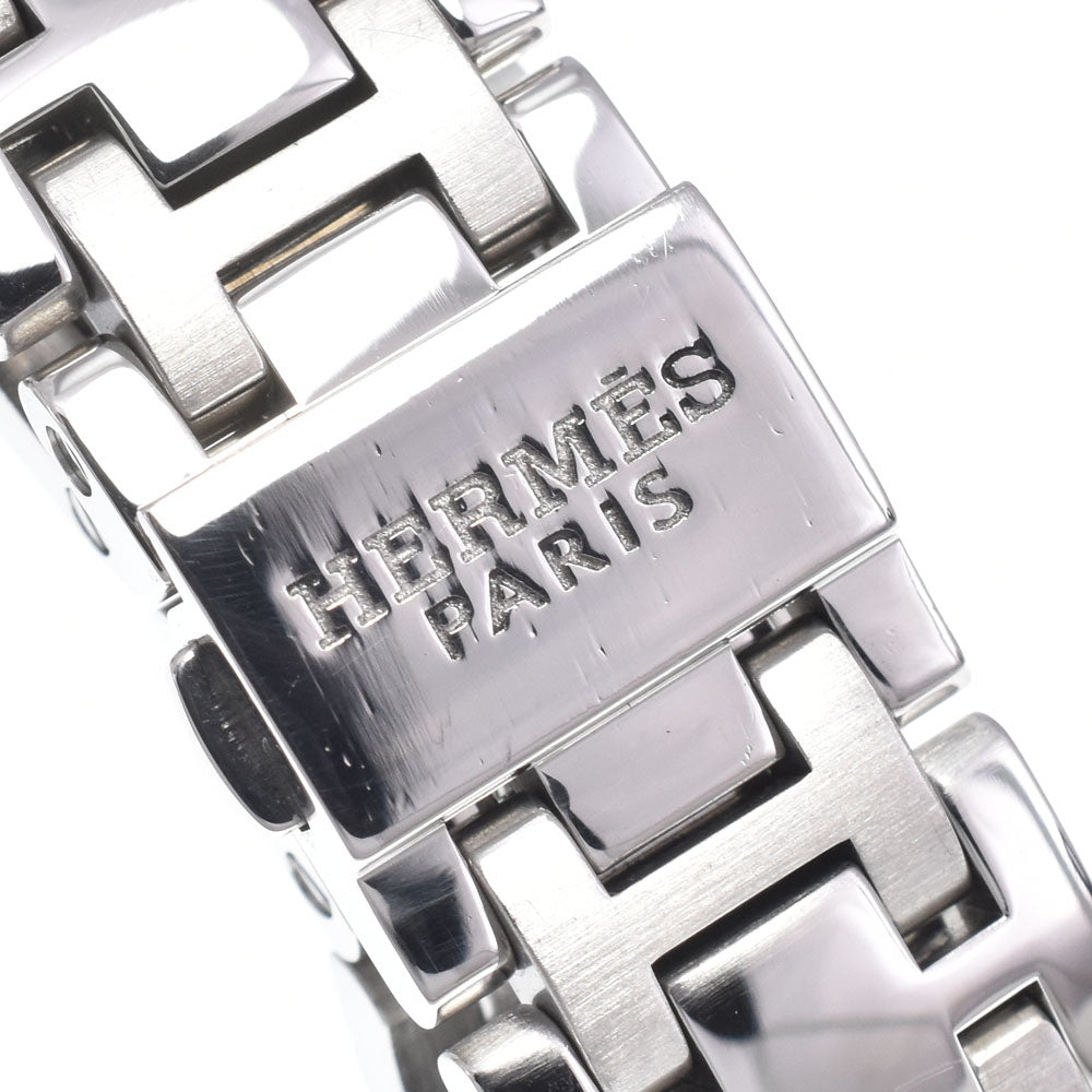 HERMES Clipper CP1.330 diamond Silver / white shell Dial Quartz Ladies
 Watch D#149655