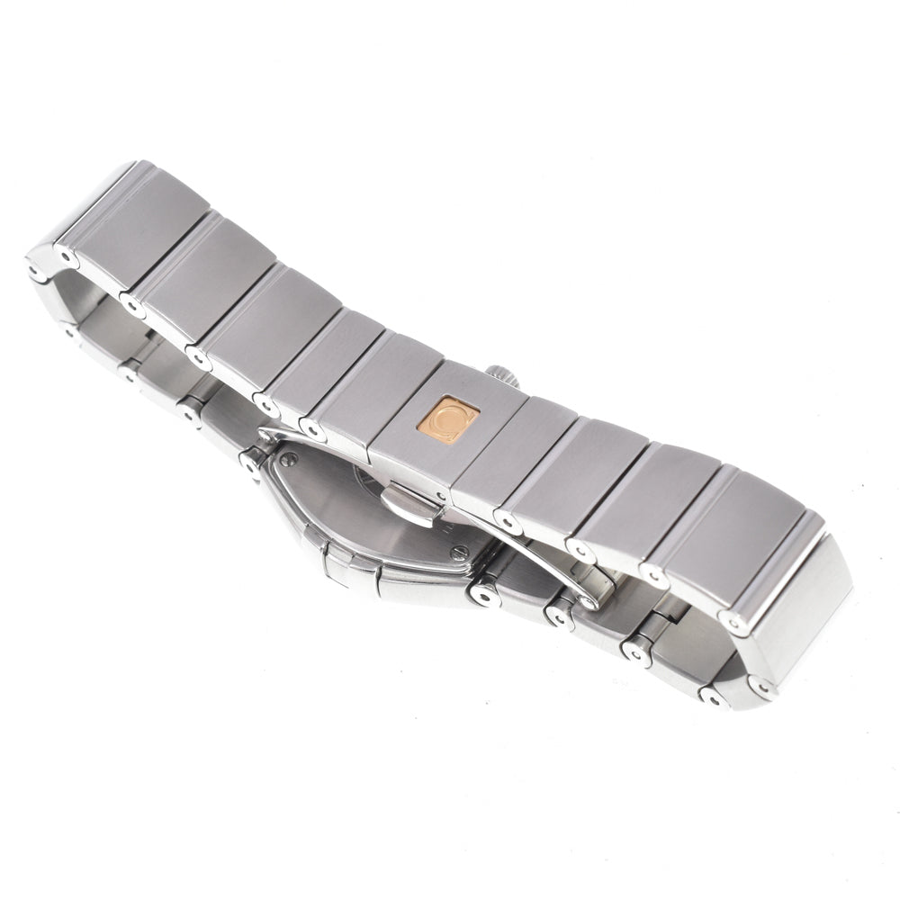 with paper OMEGA Constellation Blush 123.15.24.60.52.001 diamond Silver Dial Quartz Ladies
 Watch C#149659