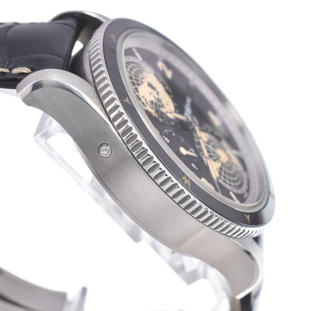 MONTBLANC Geosphere 117838 World time black Dial Automatic Men's
 Watch D#149661