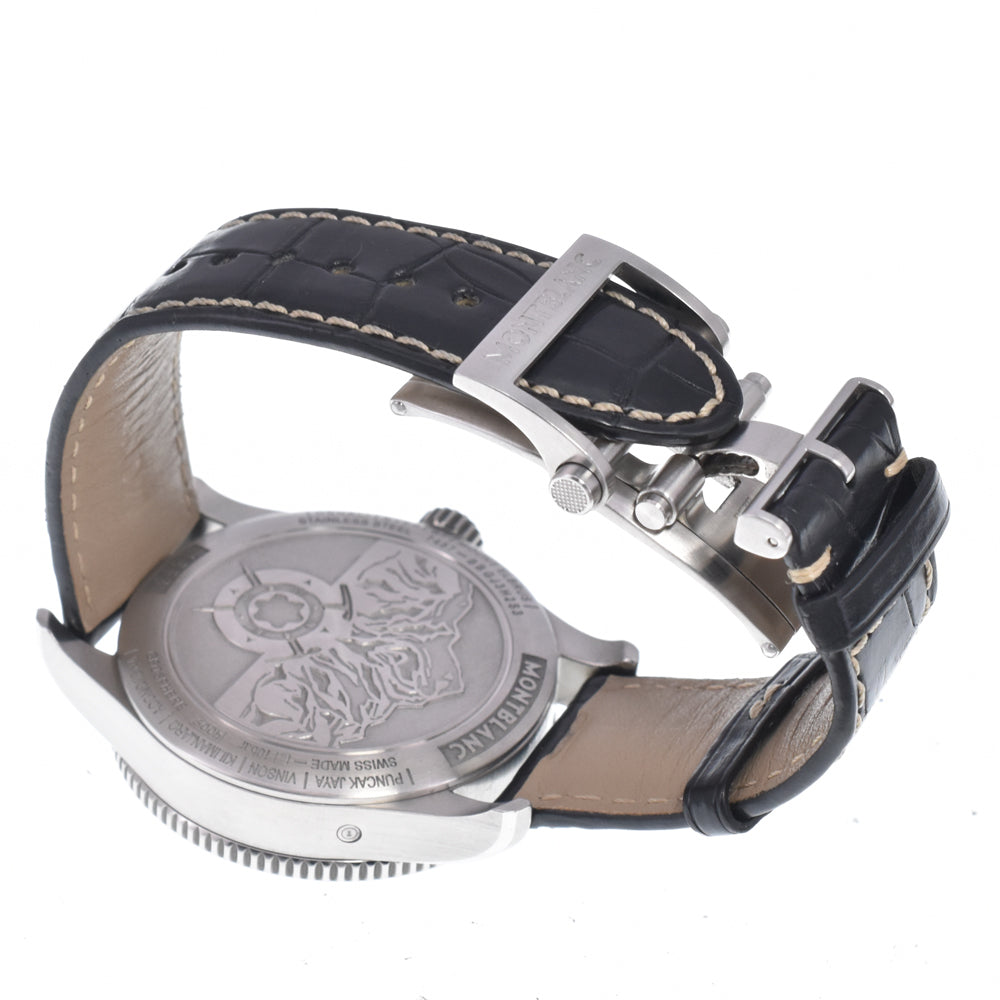 MONTBLANC Geosphere 117838 World time black Dial Automatic Men's
 Watch D#149661