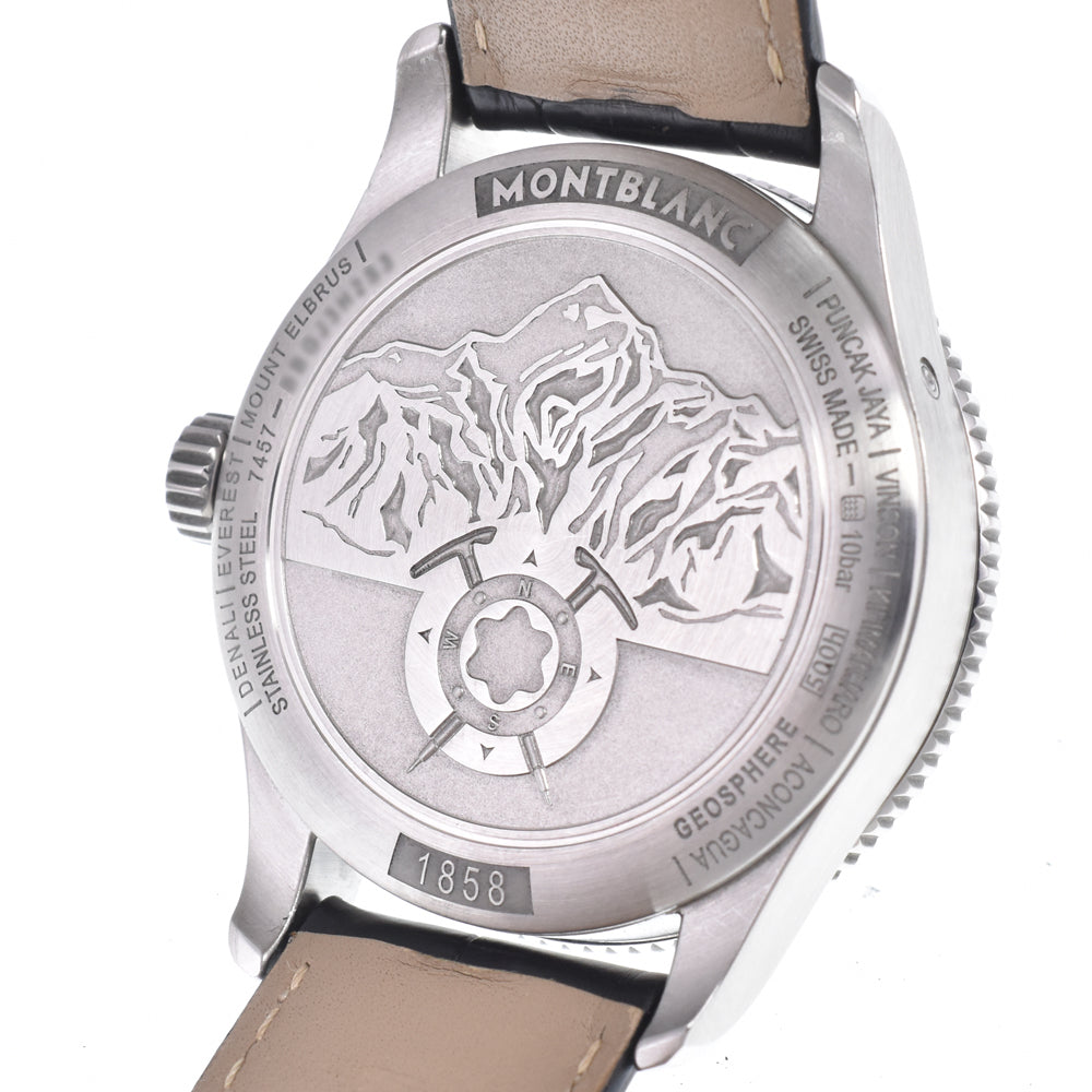 MONTBLANC Geosphere 117838 World time black Dial Automatic Men's
 Watch D#149661
