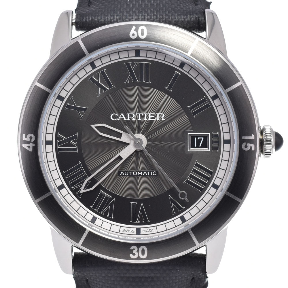 CARTIER Ronde Croisier de Cartier WSRN0003 Date gray Dial Automatic Men's
 Watch C#149662