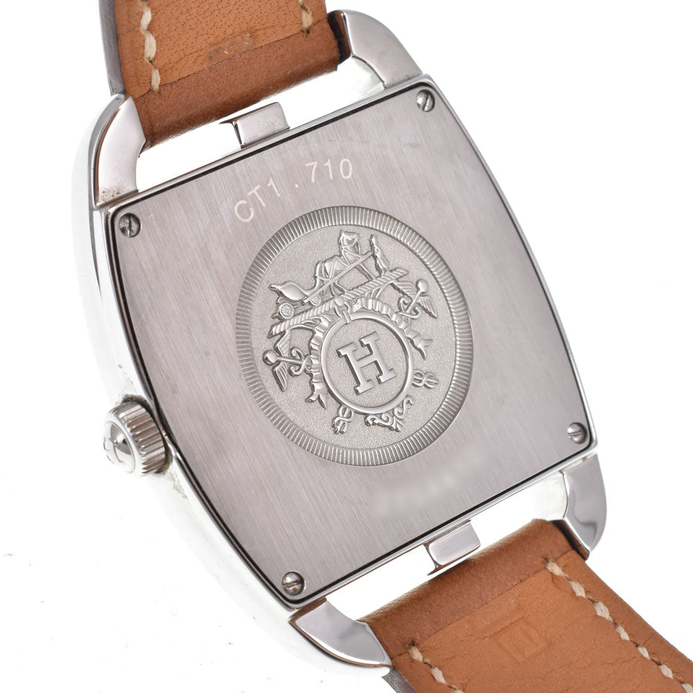 HERMES Cape Cod CT1.710 Date Double Tour white Dial Quartz Unisex
 Watch C#149665
