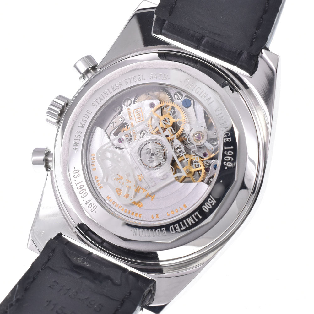 ZENITH New Vintage 1969 Original 03.1969.469 Chronograph Silver Dial Automatic Men's
 Watch C#149666