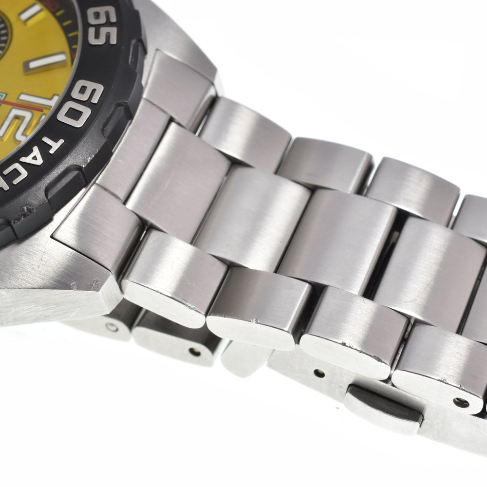 with paper TAG HEUER Formula 1 CAZ101AM.BA0842 Chronograph yellow Dial Quartz Men's
 Watch C#149668