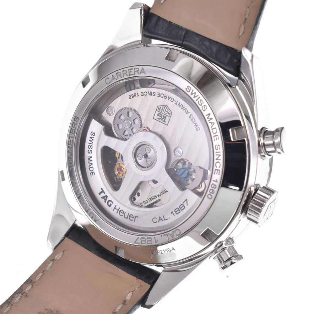 with paper TAG HEUER Carrera caliber CAR2110 Chronograph CAL.1887 black Dial Automatic Men's
 Watch D#149673