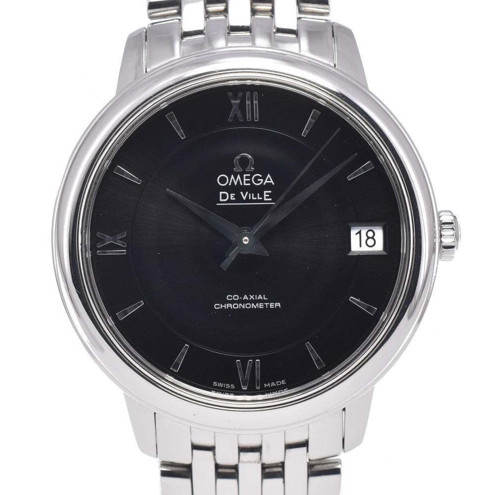 with paper OMEGA De Ville 424.10.33.20.01.001 Prestige Co-Axial black Dial Automatic Ladies
 Watch D#149674