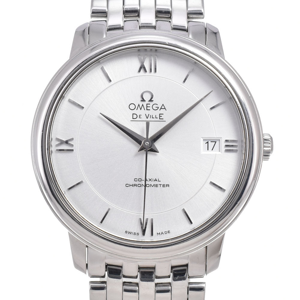 with paper OMEGA De Ville 424.10.37.20.02.001 Date CO-AXIAL Silver Dial Automatic Men's
 Watch D#149676
