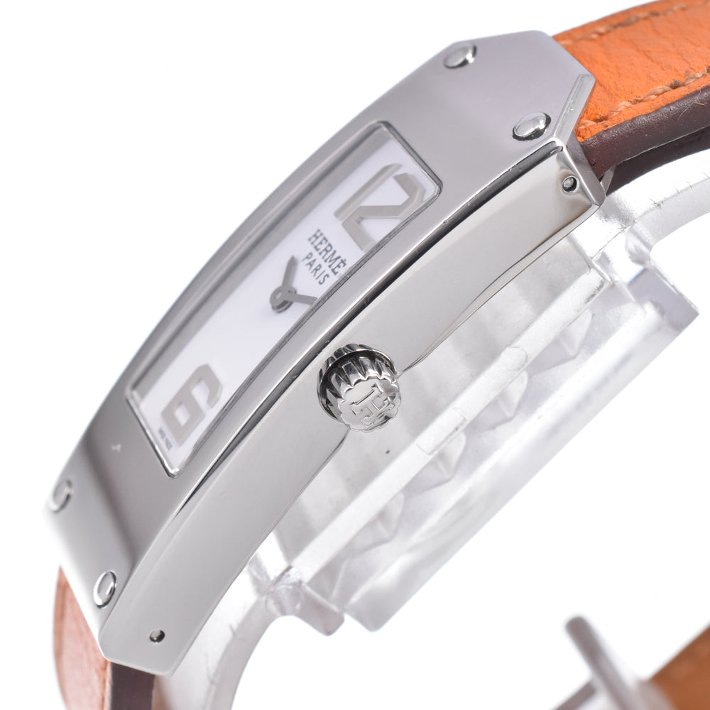 HERMES Kelly watches KT1.210 Dubrutur white Dial Quartz Ladies
 Watch D#149677