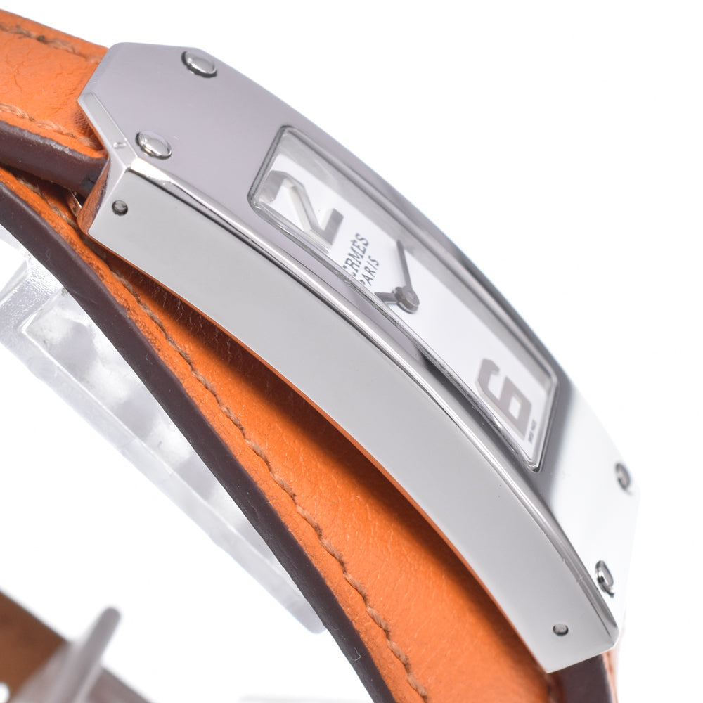 HERMES Kelly watches KT1.210 Dubrutur white Dial Quartz Ladies
 Watch D#149677