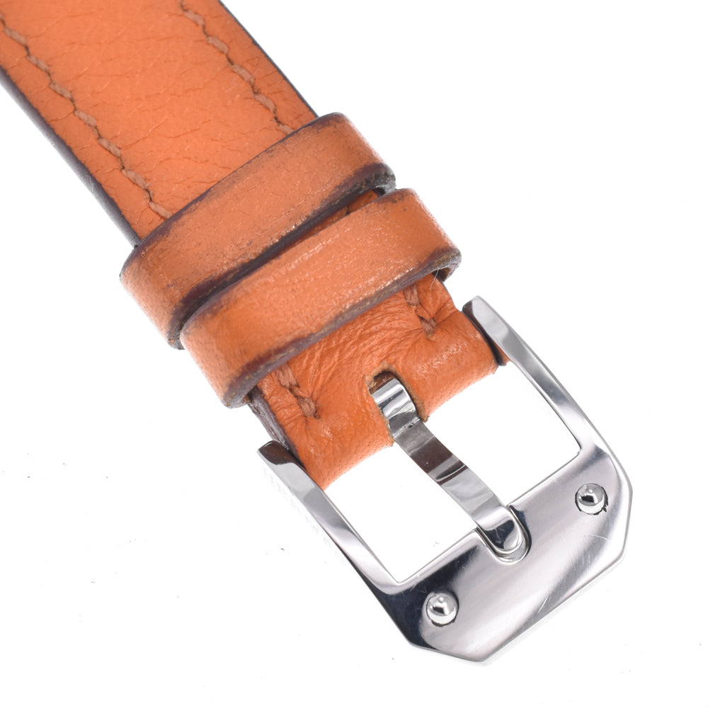 HERMES Kelly watches KT1.210 Dubrutur white Dial Quartz Ladies
 Watch D#149677